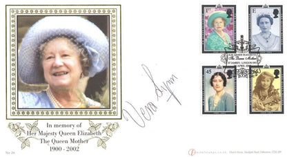 Dame Vera Lynn The Queen Mother LTD TO ONLY 20 Rare Hand Signed FDC