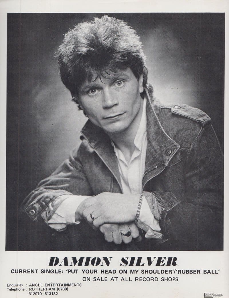 Damion Silver Put Your Head On My Shoulder Rare 7" Launch Publicity Media Photo