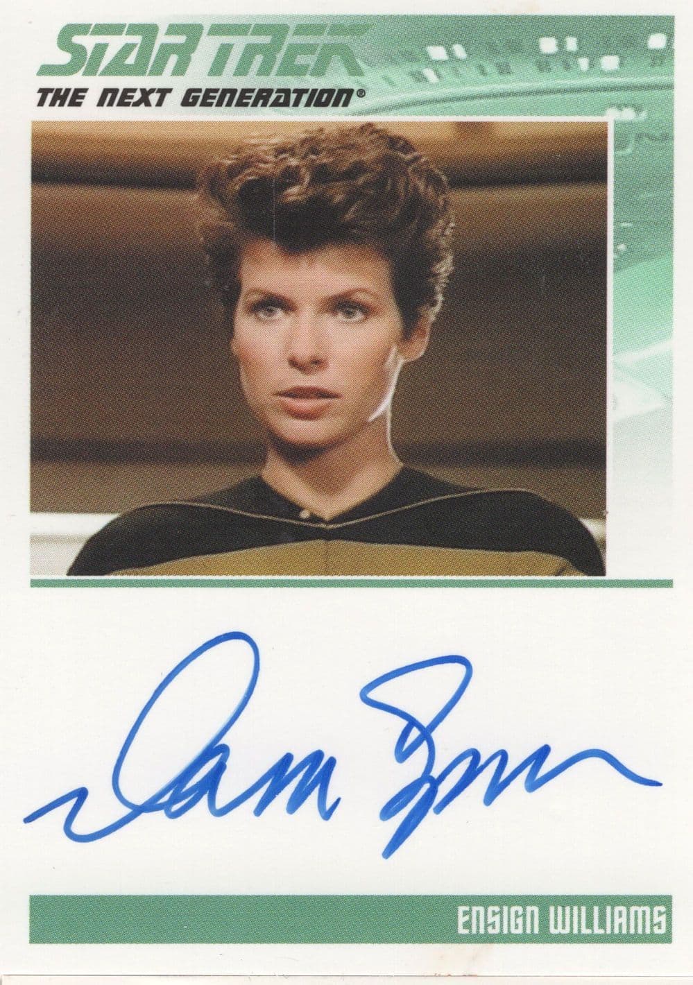 Dana Sparks as Ensign Williams Star Trek Hand Signed Autograph Card