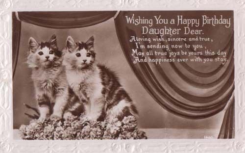 Dancing Cats From Mars Spaceman Ashes To Ashes Hats Postcard