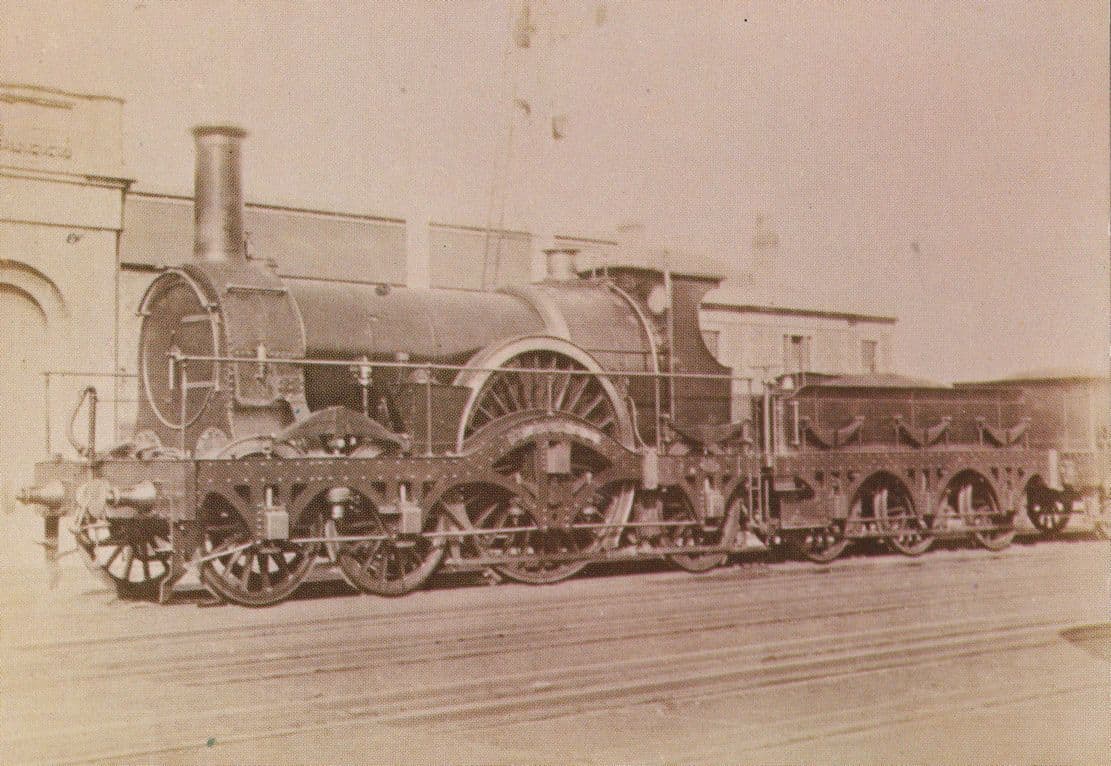 Daniel Gooch Eight Foot Tartar Train Built Swindon Railway Postcard