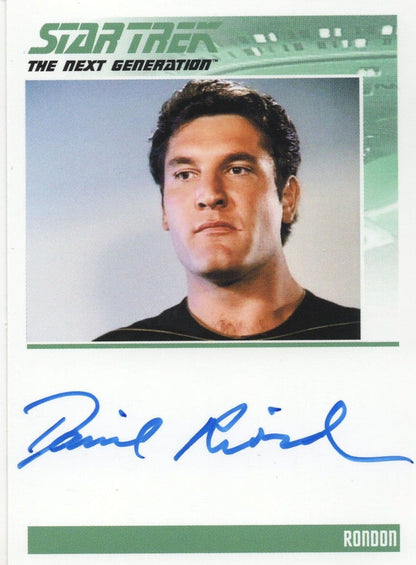 Daniel Riordan as Rondon Star Trek Hand Signed Autograph Card
