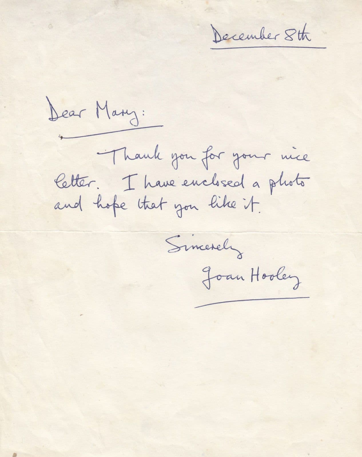 Daniel Thorndike William Fothergill in Crossroads Blackadded 1960s Signed Letter