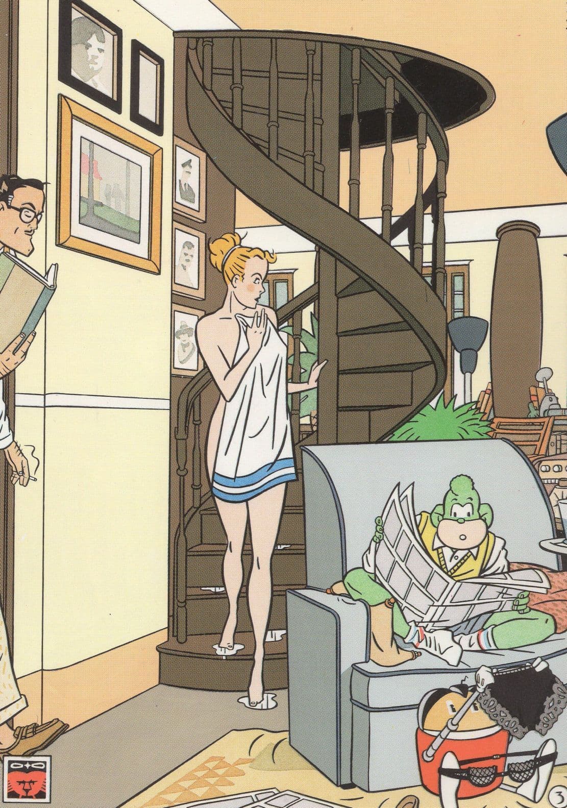 Daniel Torres El Hogar Spanish Comic Book Spain Postcard