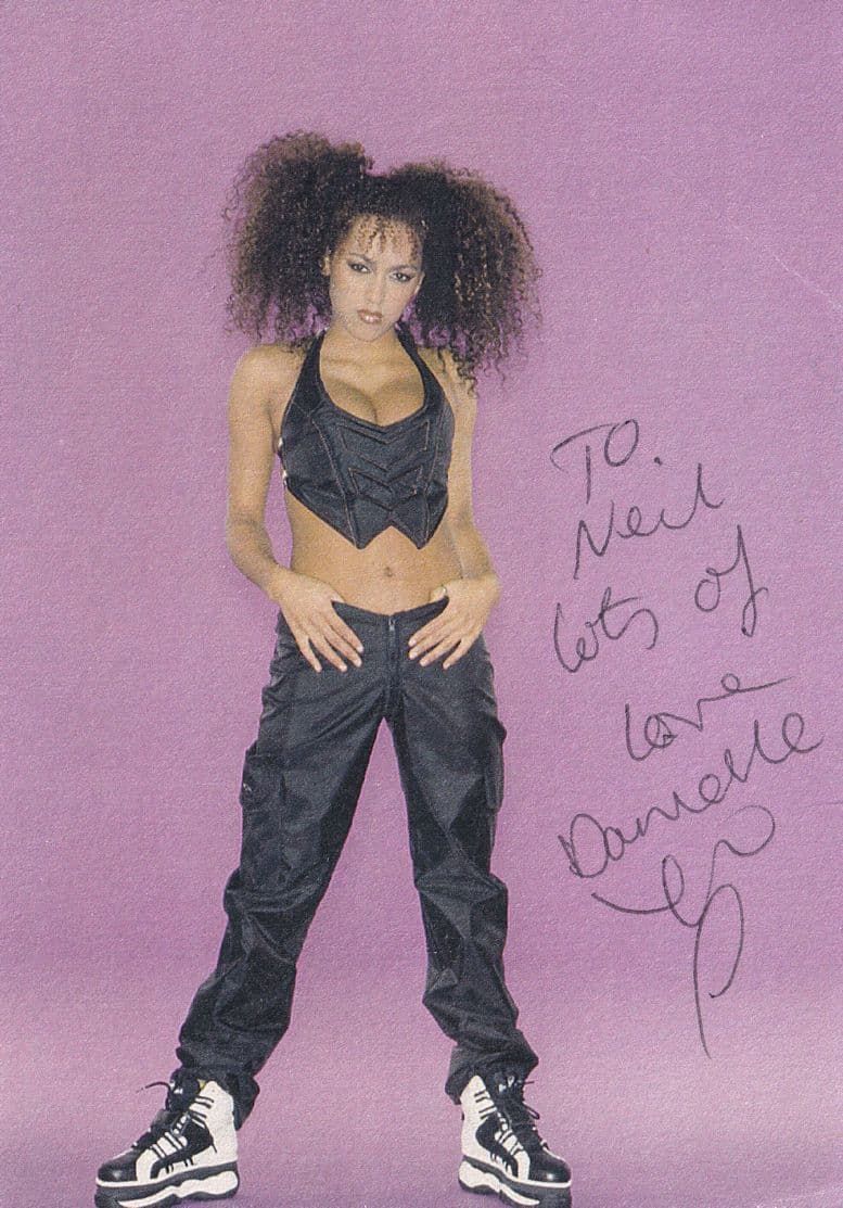 Danielle Brown Mel B Spice Girls Sister Hand Signed Picture