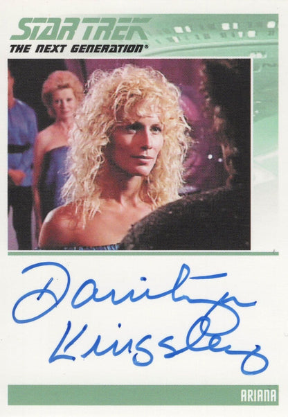 Danitza Kingley as Ariana Star Trek Hand Signed Autograph Photo Card
