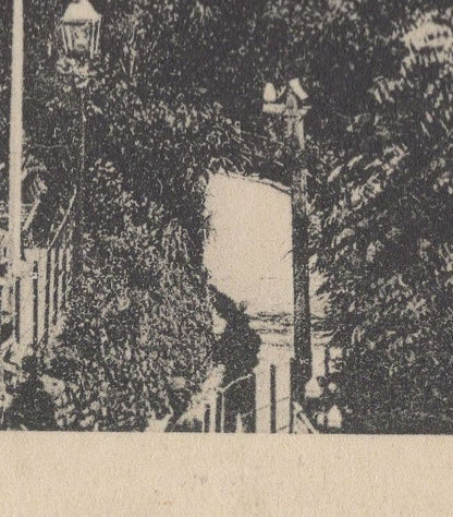 Darjeeling The Chowrusta Path Shadow Antique India Postcard