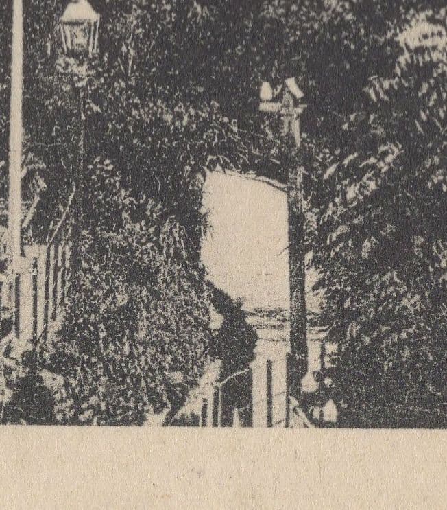 Darjeeling The Chowrusta Path Shadow Antique India Postcard