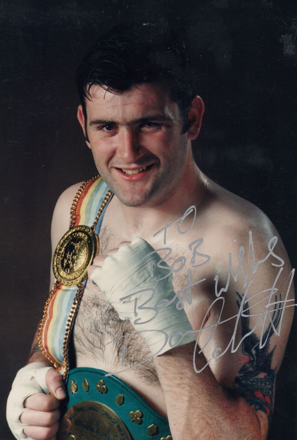 Darren Corbett Irish Boxer Boxing Hand Signed Photo