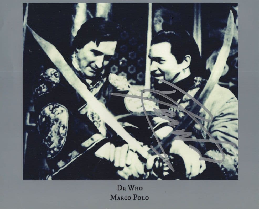 Darren Nesbitt Dr Who Marco Polo Hand Signed 10x8 Large Photo