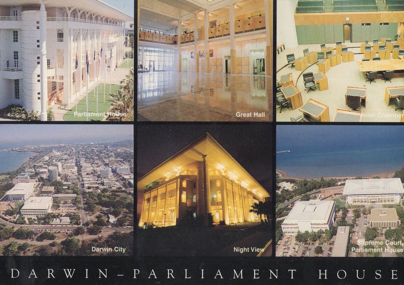 Darwin Parliament House Australia 6 Amazing Views Postcard