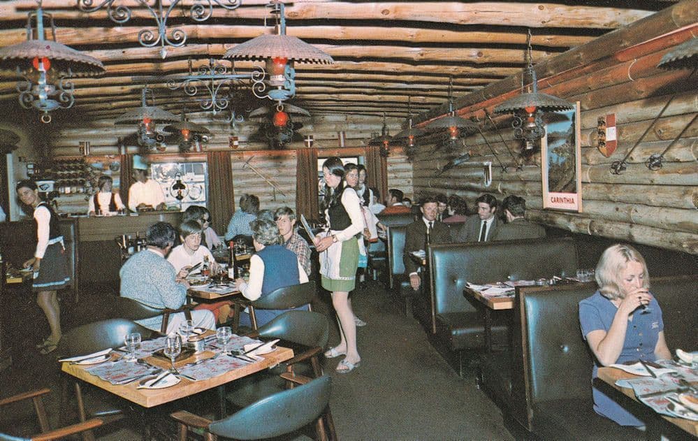 Das Stubel Restaurant Inverness 1970s Scottish Postcard