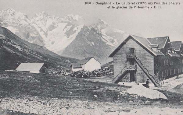 Dauphine Le Lautaret Chalet Chalets French Antique Postcard