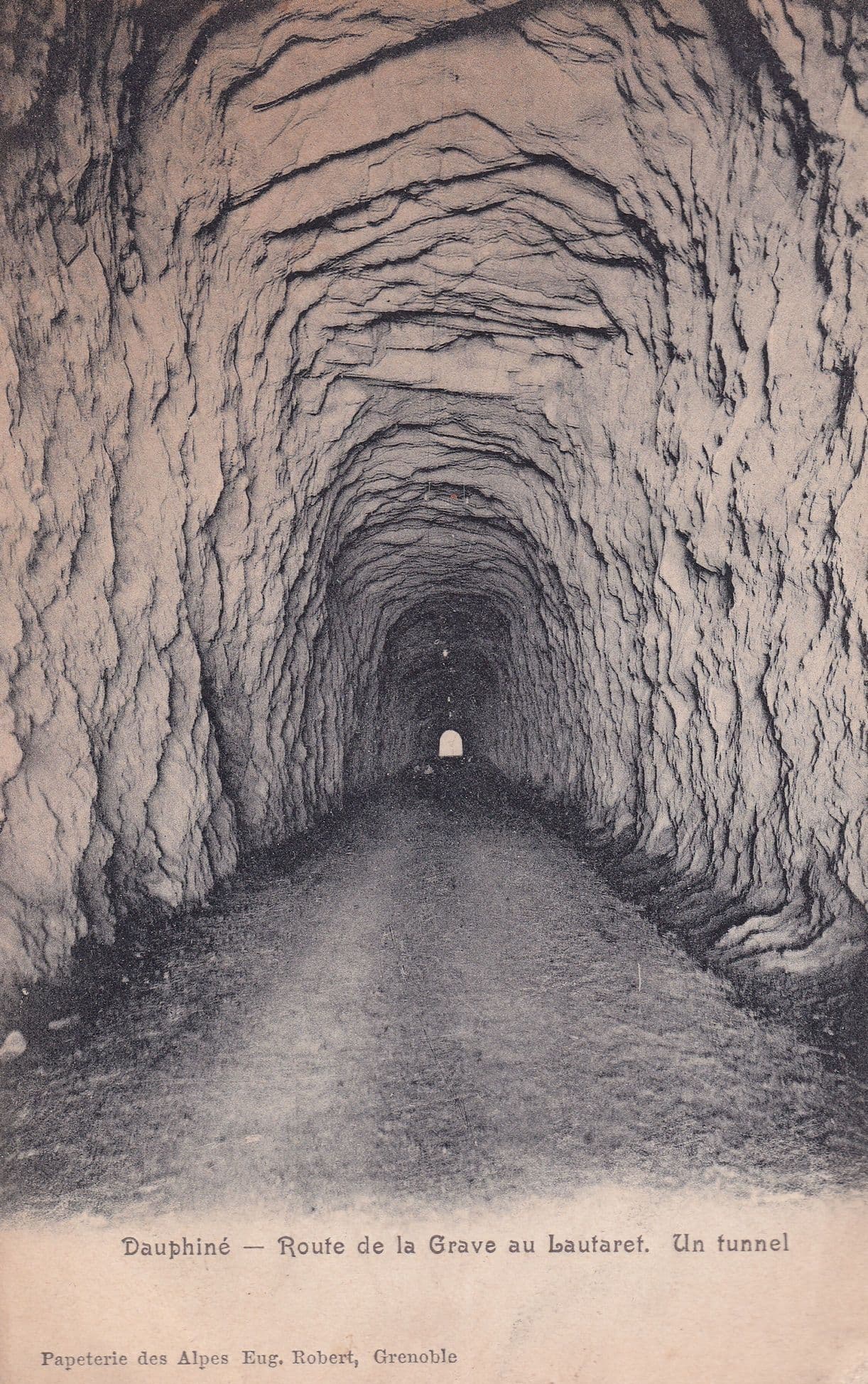 Dauphine Route De La Grave Au Lautaret Tunnel French Postcard
