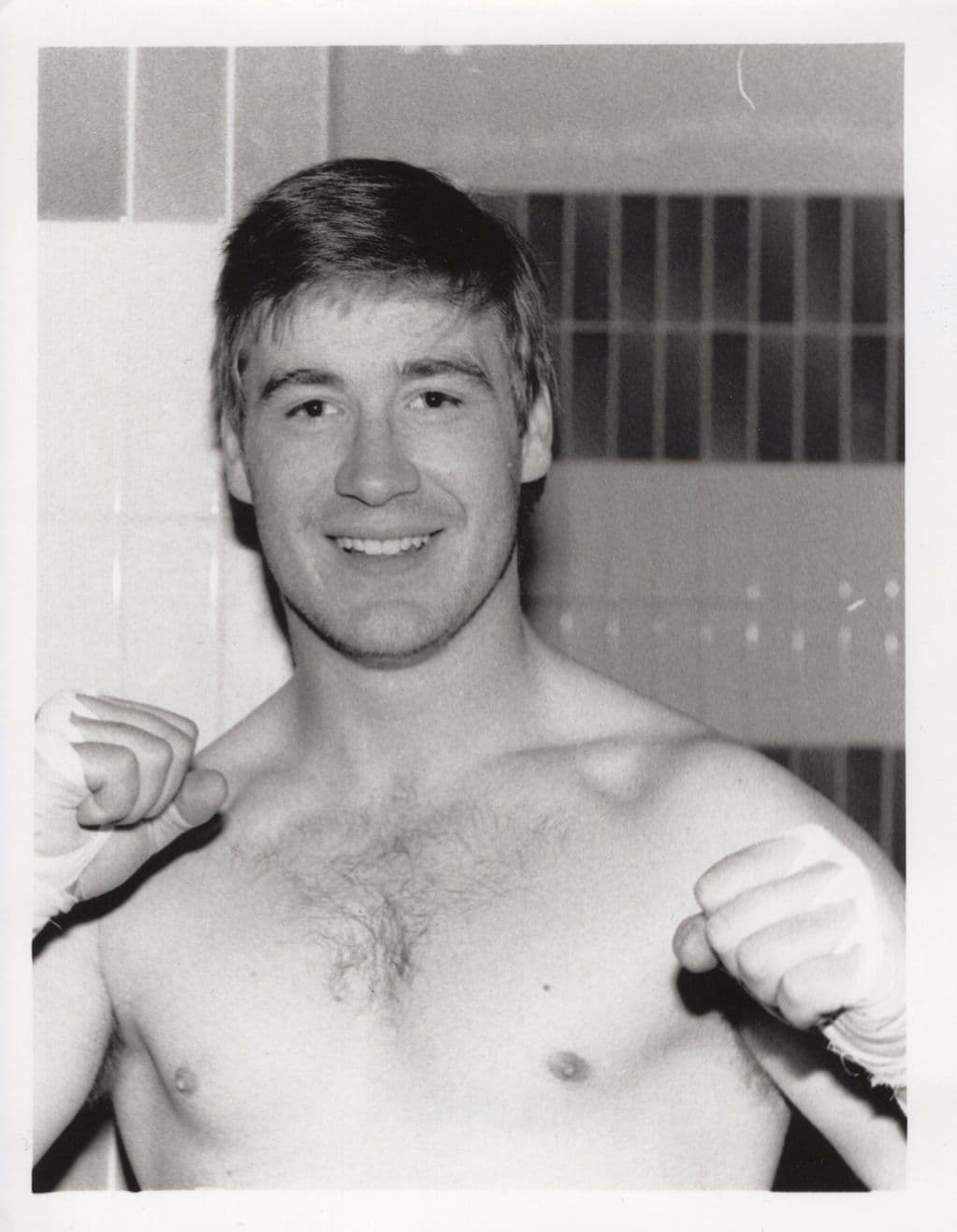 Dave Lawrence of Norwich Norfolk Boxer Rare Boxing Media Photo