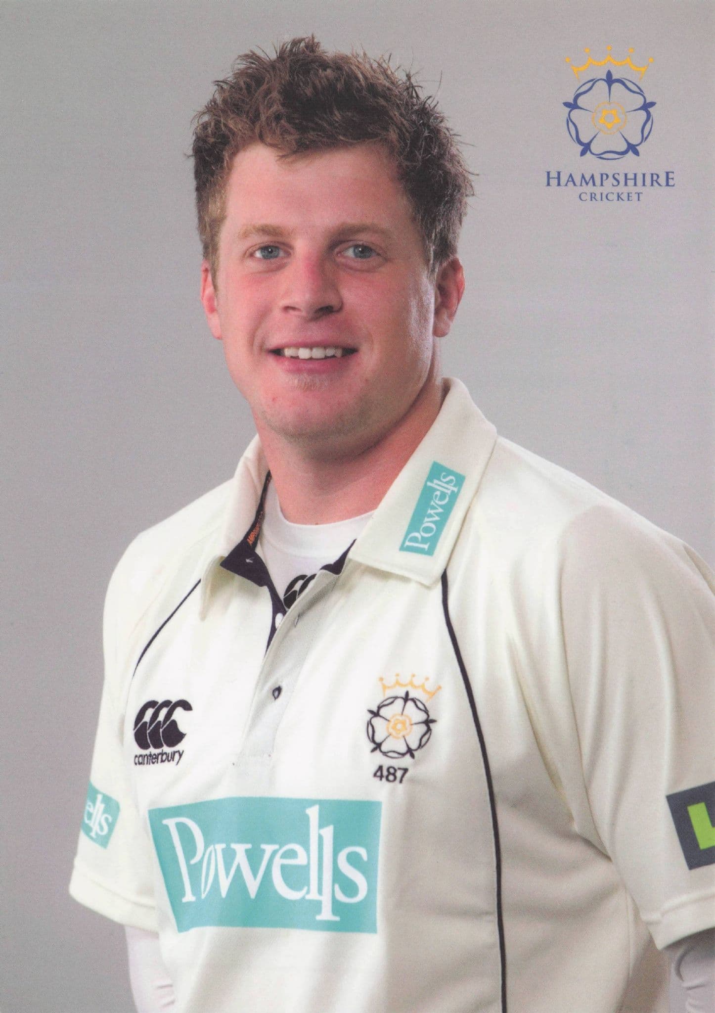 David Balcombe Hampshire Cricket Team Player Rose Bowl 2008 Postcard