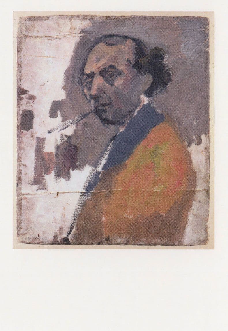 David Bomberg Artist National Portrait Gallery Painting Postcard
