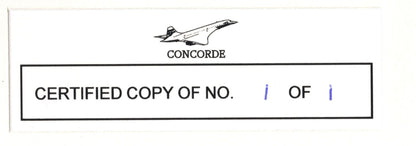 David Byass & Brian Walpole Concorde Belfast LTD TO 1 Hand Signed FDC