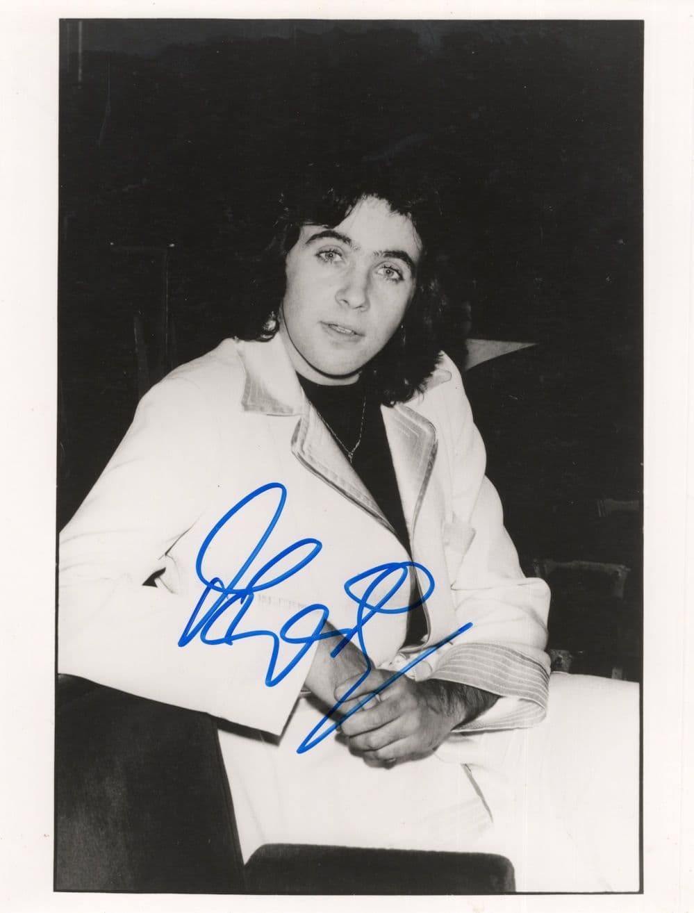 David Essex Giant 10x8 Vintage Publicity Hand Signed Photo