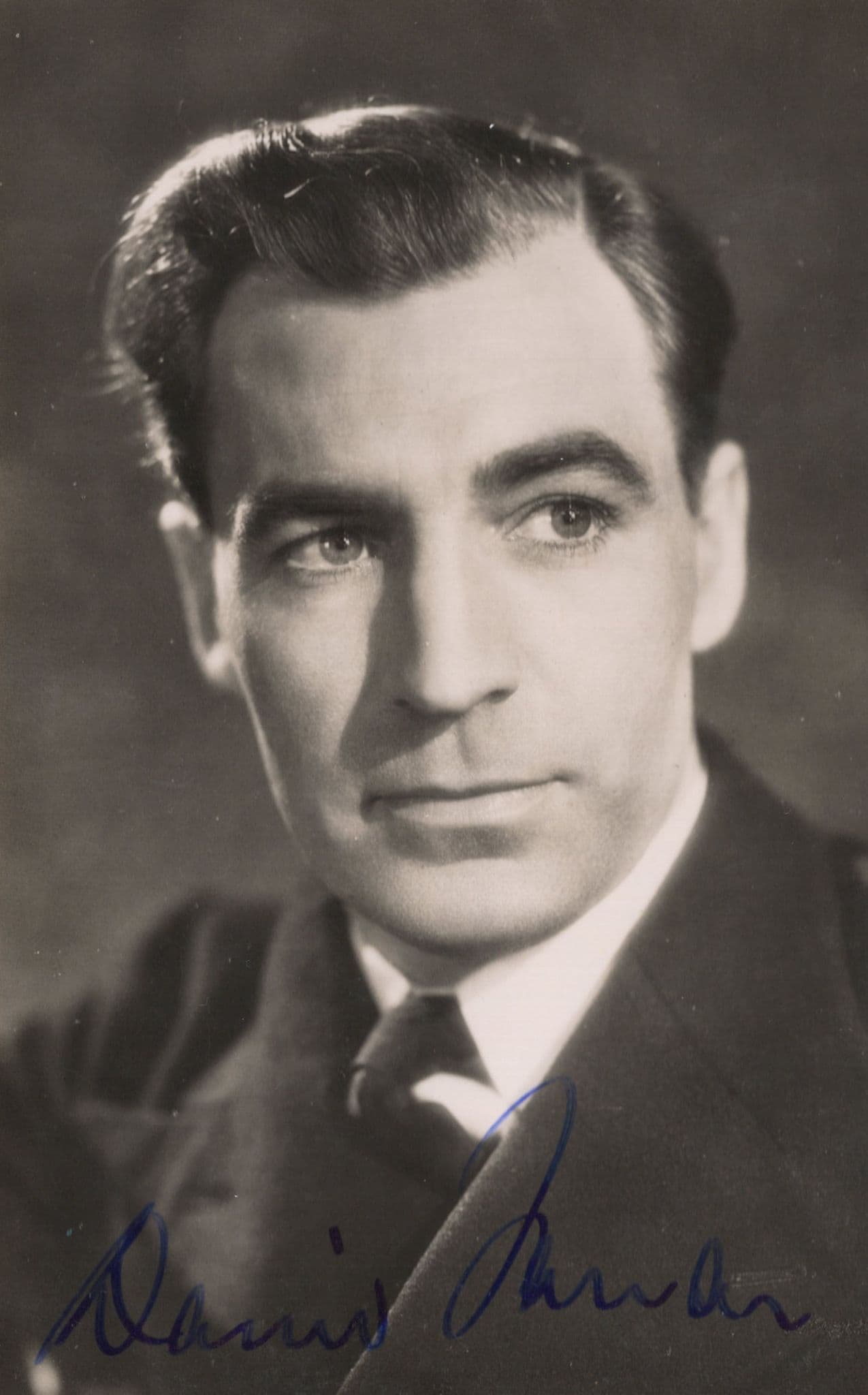 David Farrar Historic Actor Antique Signed Photo