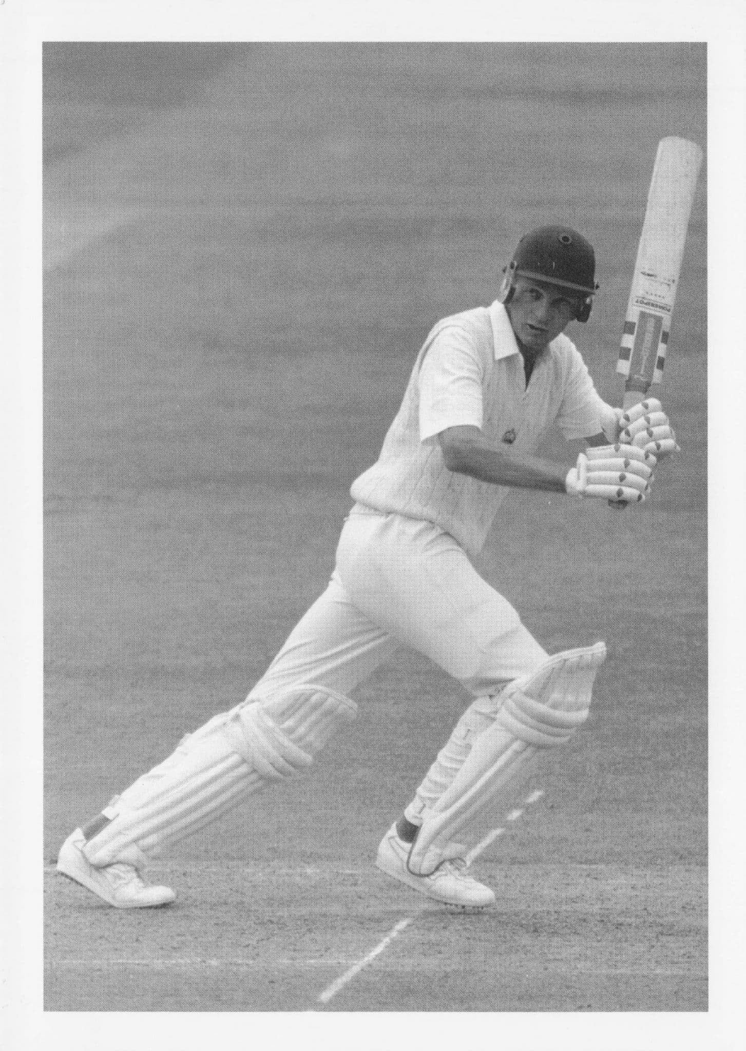 David Gower English International Cricket Rare Photo Postcard