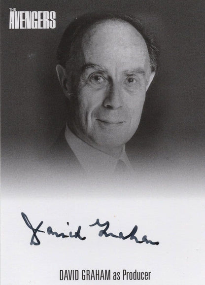 David Graham The Avengers Hand Signed Autograph Card Photo