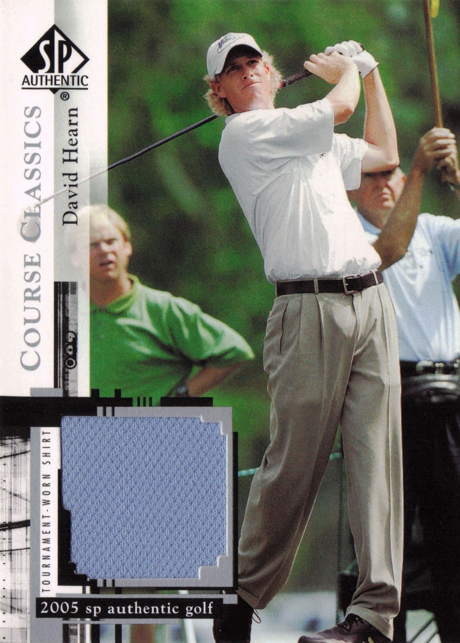 David Hearn Course Classics 2005 Golf SP Upper Deck Worn Shirt Card