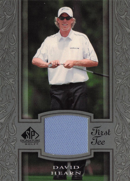 David Hearn First Tee SP 2005 Golf Upper Deck Relic Shirt Card