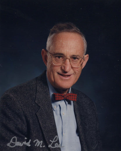 David Lee USA Nobel Prize Physicist Hand Signed Photo & COA ENV