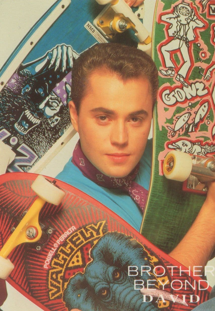 David Of Brother Beyond Pop Music Group Publicity Postcard