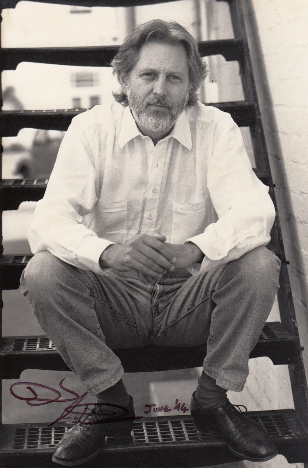 David Puttnam Midnight Express Chariots Of Fire Giant 10" x 6" Hand Signed Photo