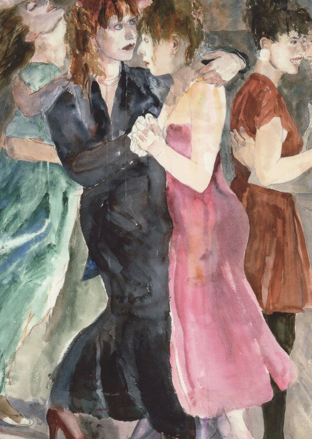 David Remfry Ballroom Dancing Figurative Art Royal Academy Painting Postcard