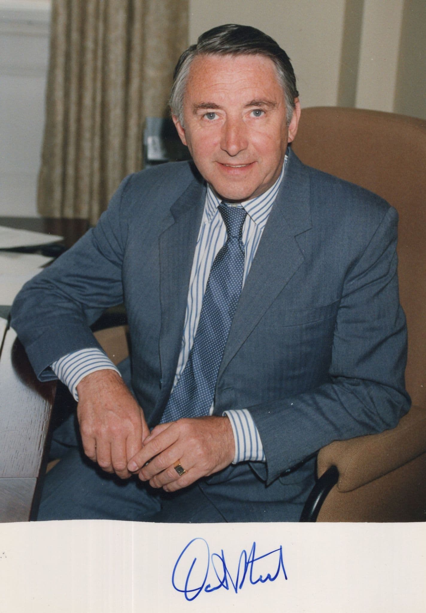 David Steel Liberal MP Hand Signed Photo