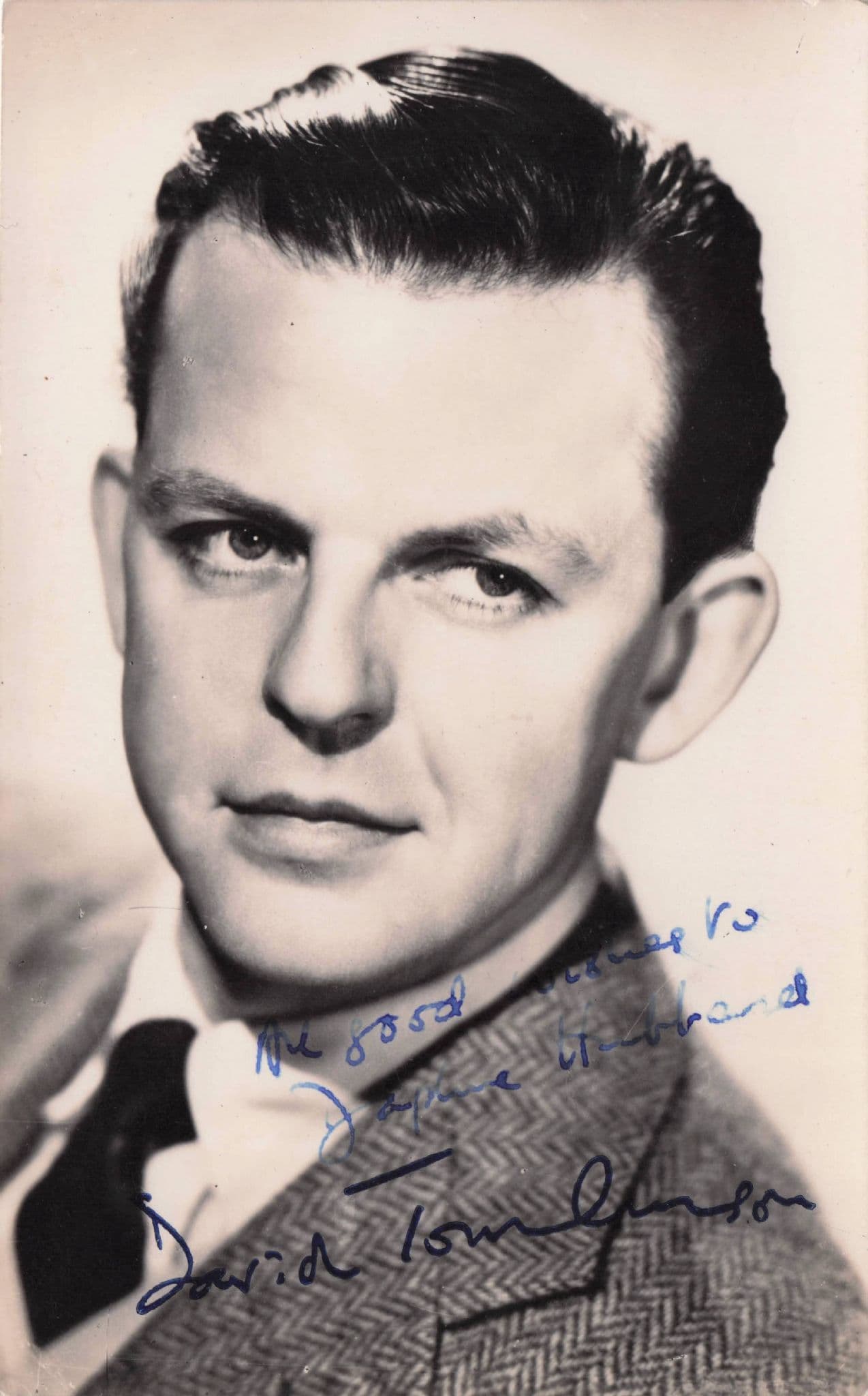 David Tomlinson Bedknobs & Brooksticks The Love Bug Hand Signed Photo