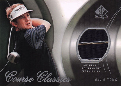 David Toms Course Classics 2004 Authentic Tournament Upper Deck Golf Shirt Card