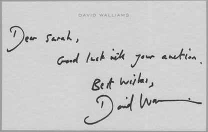 David Walliams Little Britain Christmas 3x Hand Signed Photo BundleE