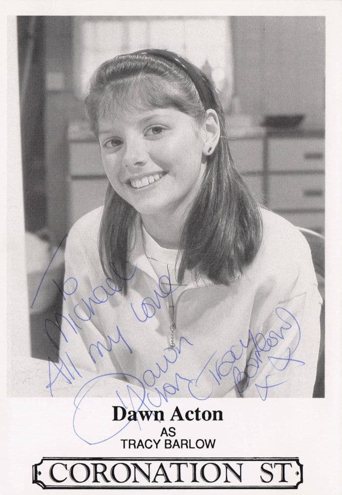 Dawn Acton in Coronation Street Hand Signed Photo
