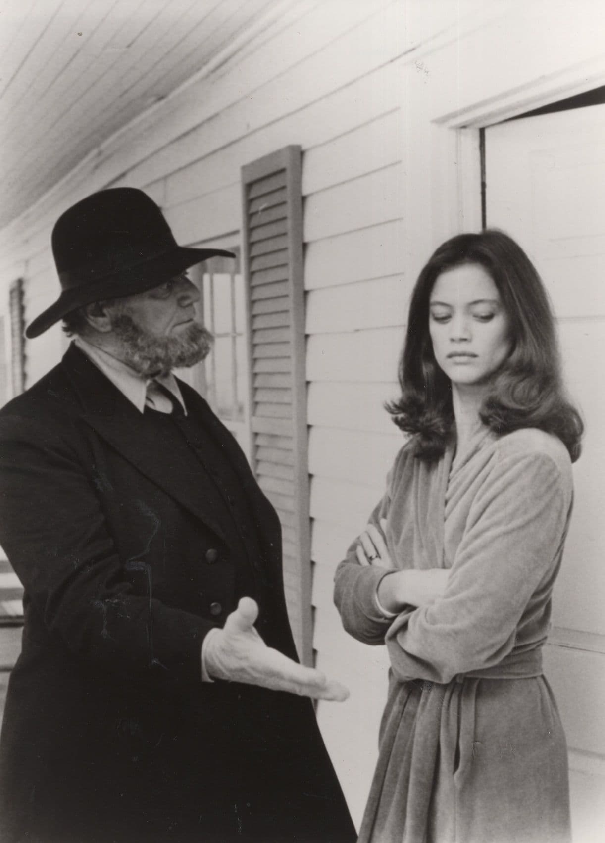Deadly Blessing Wes Craven Horror Film 10x8 Monochrome Photo