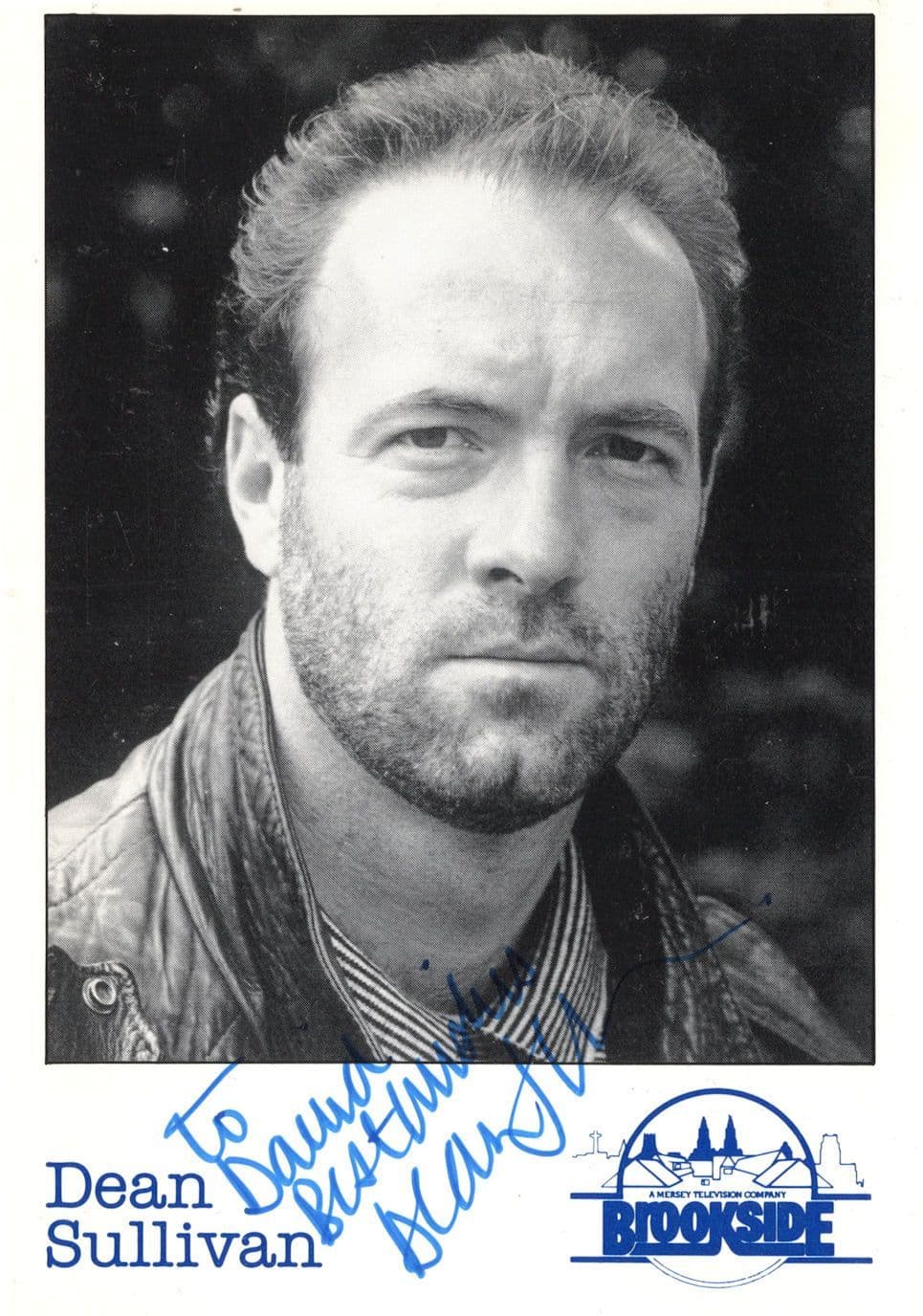 Dean Sullivan Brookside Vintage Hand Signed Cast Card Photo