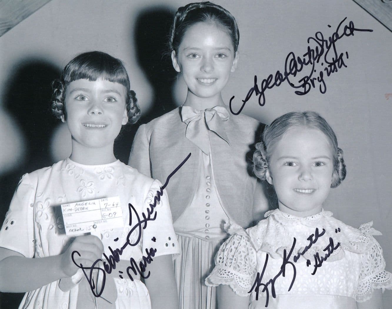 Debbie Turner Kym Kareth Angela Cartwright Sound Of Music Hand Signed Photo
