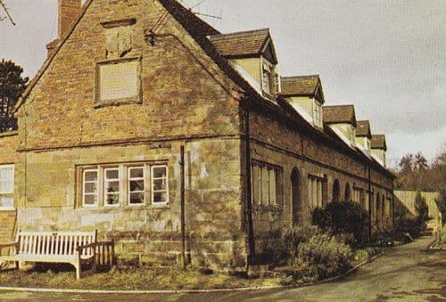 Delabere Almshouses Worcestershire Postcard