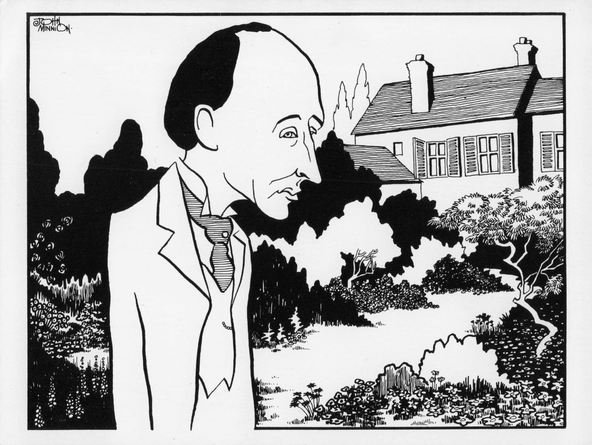Delius Classical Music Composer Artist Sketch Rare Postcard