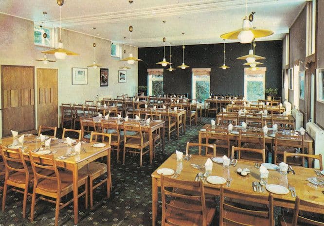 Denman College The Dining Room Abingdon Oxon Postcard