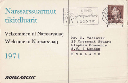 Denmark Arctic Hotel 1970 Is Moving Kastrup Postcard