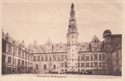 Denmark Kronborg Slotsgaard Denmark Old 2x Postcard