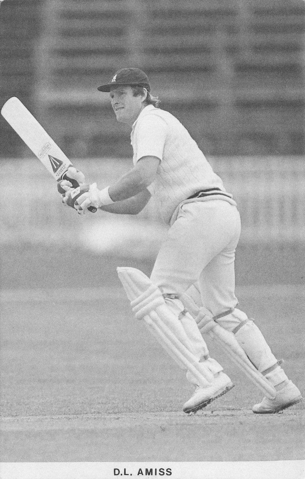 Dennis Amiss Warwickshire England Cricket Legend Photo Postcard