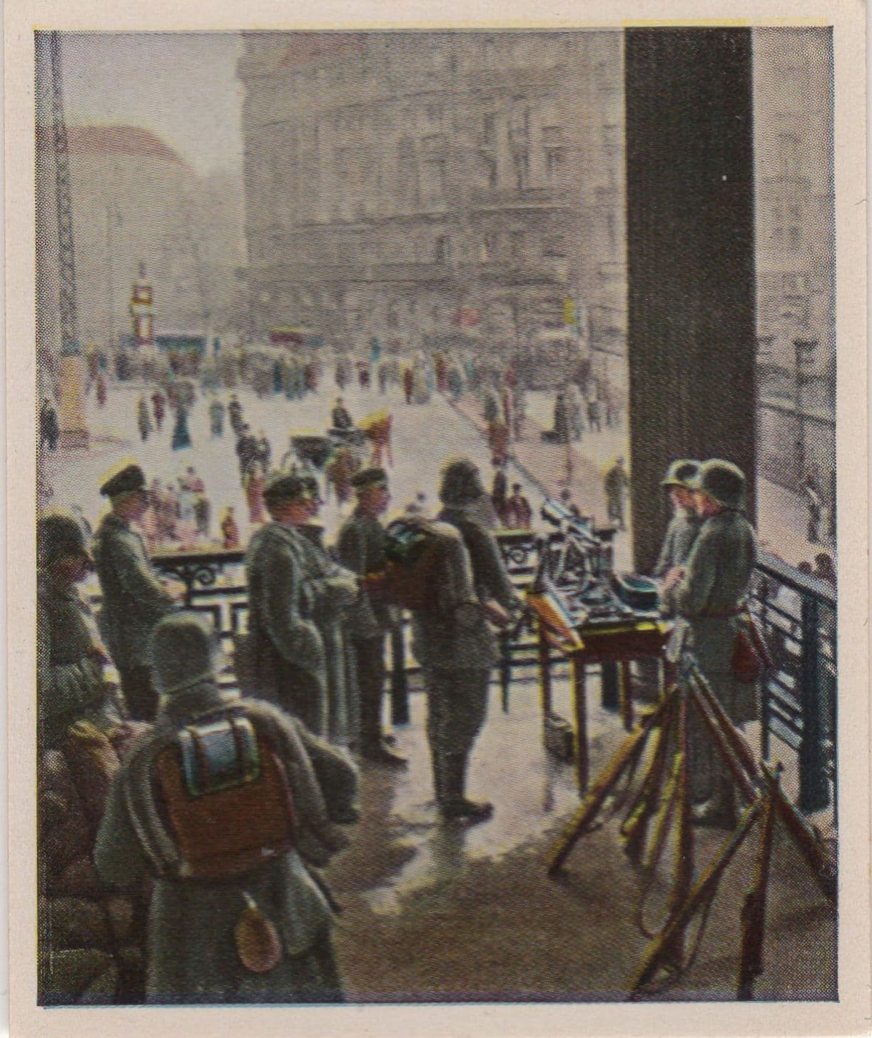 Der Kapp Putsch Berlin 1920 Government Coup German Cigarette Card