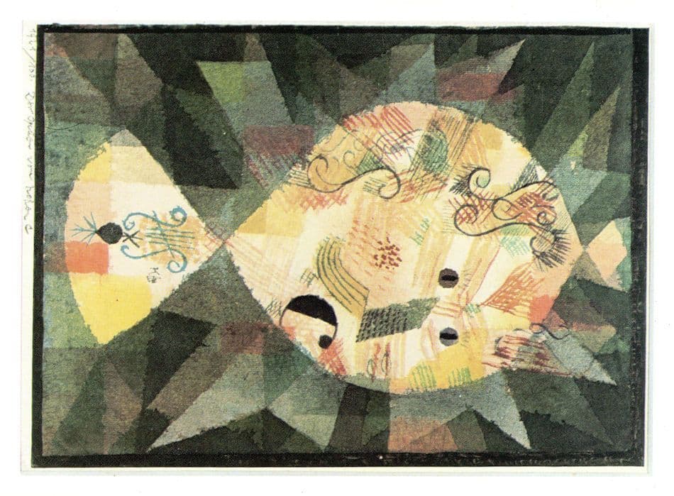 Der Orden Von Hohen Paul Klee Painting Postcard
