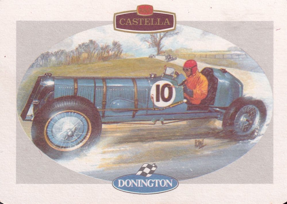 Derby Masarati Motor Race Racing Car Vintage Pub Beer Mat