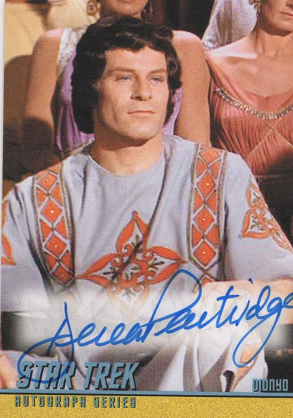 Derek Partridge Star Trek Heroes & Villains A184 Autograph A258 Card
